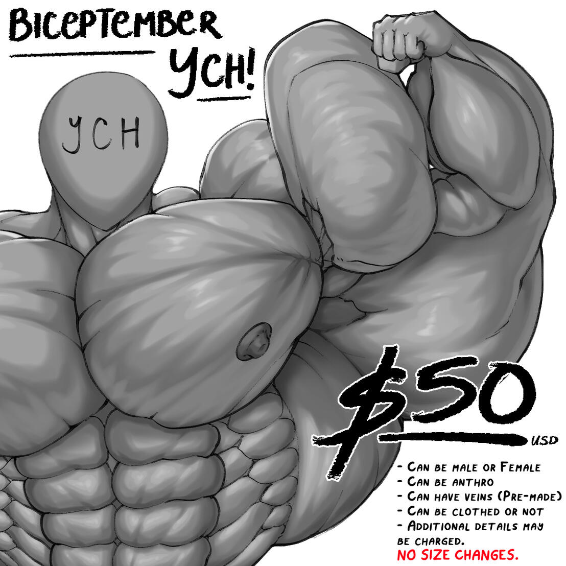 biceptember ych 2025